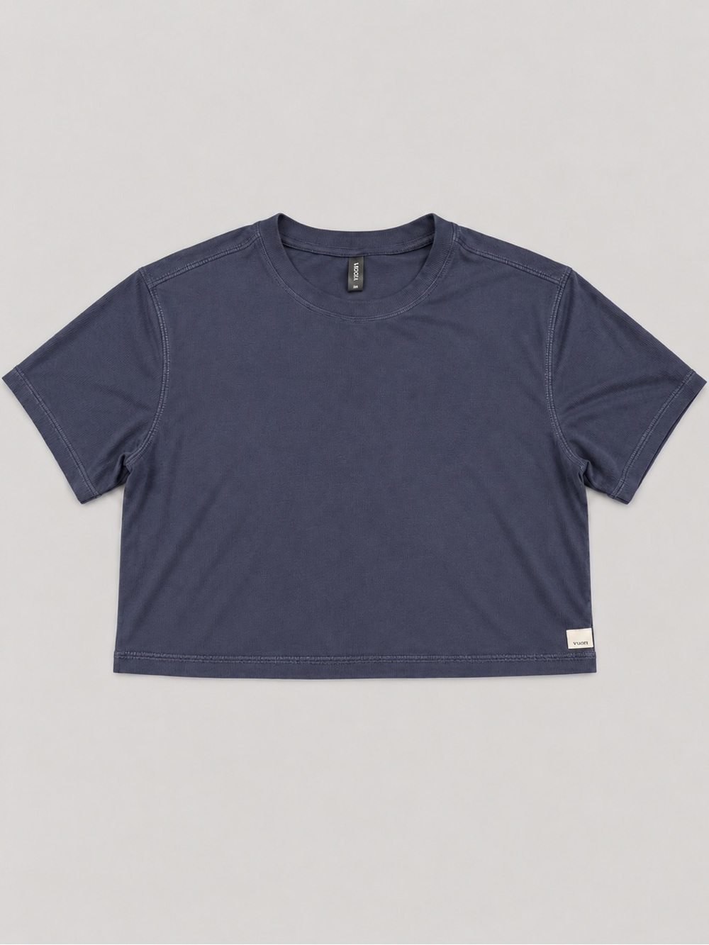 Vuori Navy Cropped Tank Top